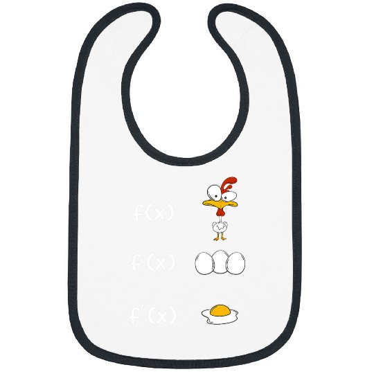 Chicken Pet Discharge function math teacher fried egg drain Bibs