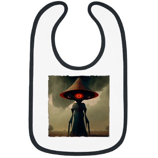 Aliens UFO Flatwoods Monster Braxie 1952 Creepy Alien Cryptid Legend 5 26 Bibs