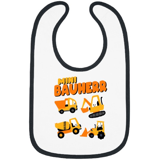 Excavator Fun Mini Builder Boys Digger Construction Machines Construction Worker Children 11 Bibs