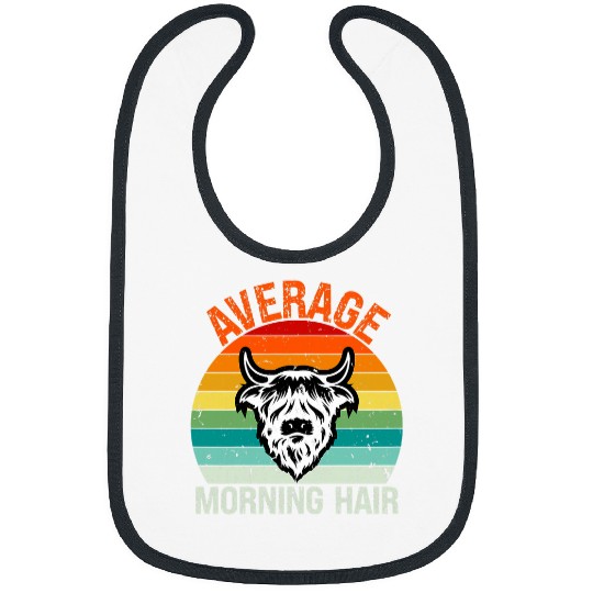 Cow Pet Average Morning Hair Scottish Highland Cattle Highland Cow Bibs