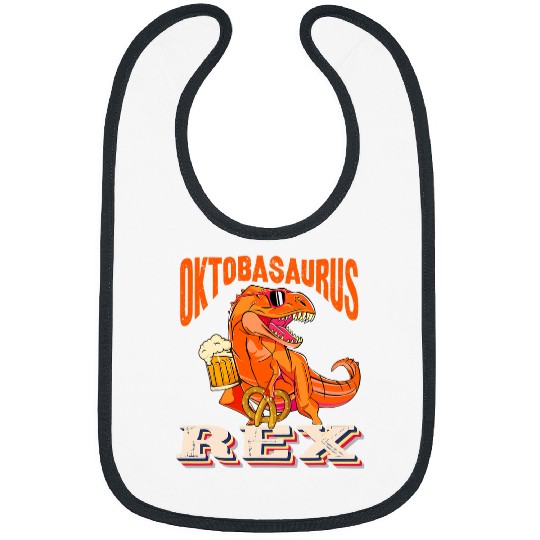 Dinosaur Pet Oktoberfest TRex hilarious Dinosaur Lederhosen Bavarian Bibs