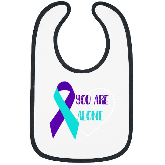 suicides Prevention 988 Ribbon You Are Not Alone Bibs