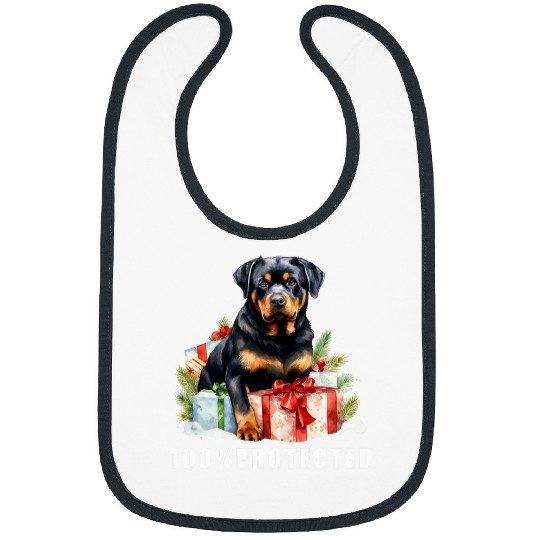 ROTTWEILER BOSS 100 Protected Rottweiler Fun 7 Bibs