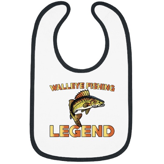 Fishing Fun Great Walleye Fishing Legend Apparel Freshwater Fish Bibs