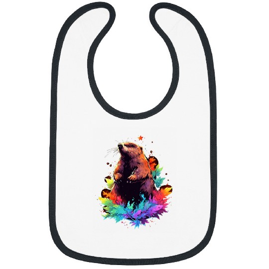 Beaver Pet Animal Rodent Beavers 04 Bibs