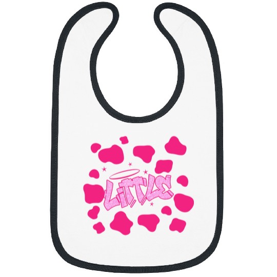 Cow Pet Big Little Sorority s Cute Greek Life Pink Milk Cow Bibs