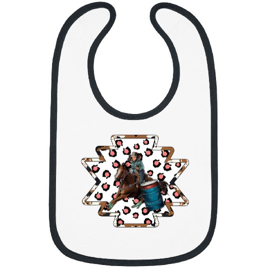 Cow Pet Aztec Cowhide Rodeo Girl Barrel Racing Turn And Burn Western Bibs