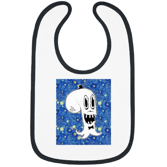 Octopus Pet Starry Night Funny Magician Bibs