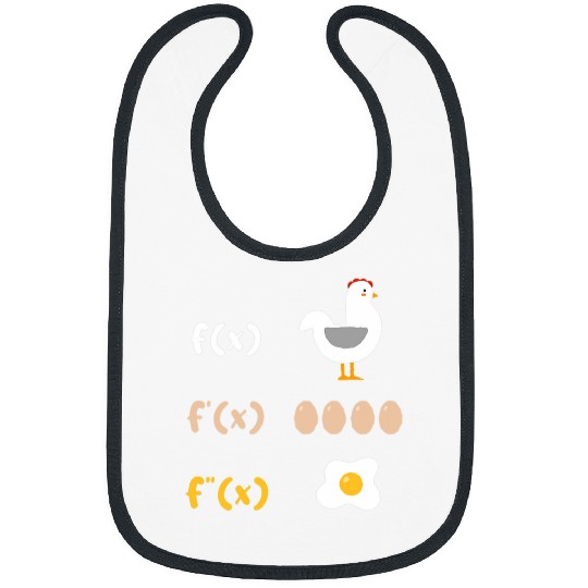 Chicken Pet Discharge function math teacher fried egg drain 0 Bibs