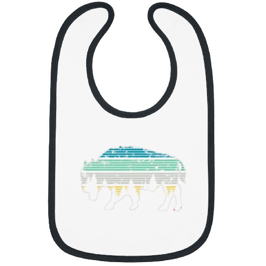 Cow Pet Bisons Buffalo Farmer Animal Nature Cattle Cow Woods Forest Bibs