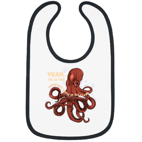 Octopus Pet Squid Pupils Marine Life I funny ocean marine biologist Bibs