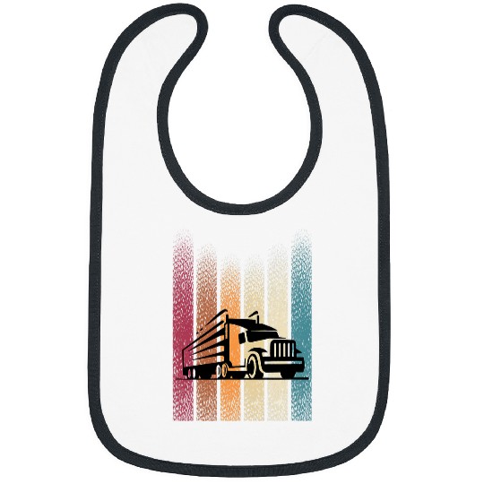vintages Retro Truck Gift Idea Road Man Heavy Weight Bibs