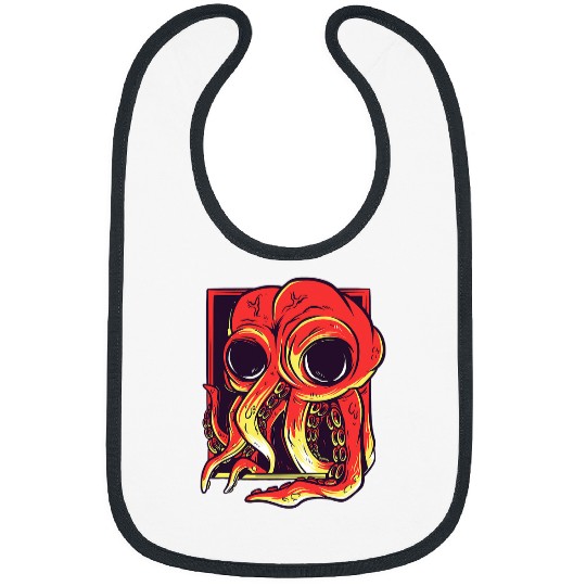 Octopus Pet tentacles funny sad Bibs