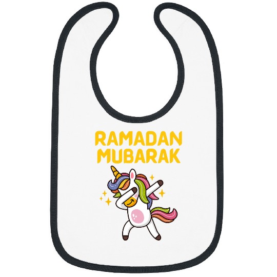 Unicorn Pet  Unicorn Ramadan Kareem Mubarak For Muslim Kids Bibs