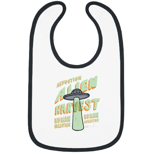 Aliens UFO Flying Saucer Abduction 1950s Truth Aliens Are Out There Bibs