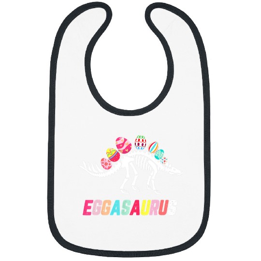 Dinosaur Pet Eggasaurus Stegosaurus Egg Dinosaur Happy Easter Day 11 Bibs