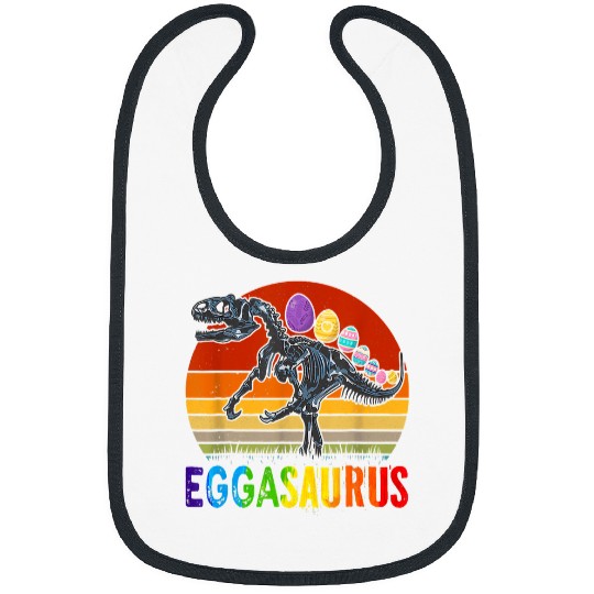 Dinosaur Pet eggasaurus stegosaurus egg dinosaur happy easter day Bibs