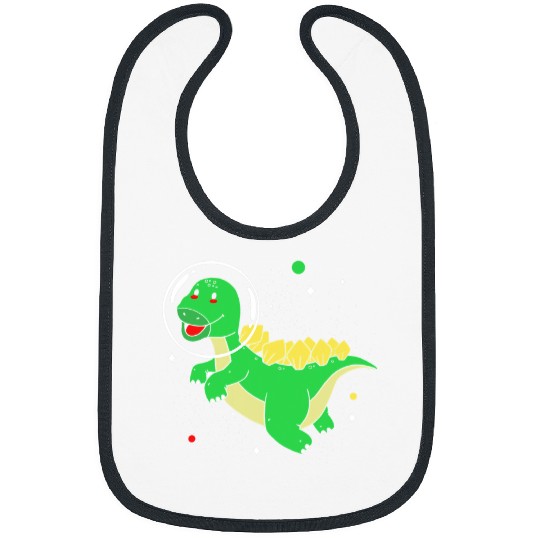 Dinosaur Pet Lover Dinosaur Astronaut Stegosaurus Bibs