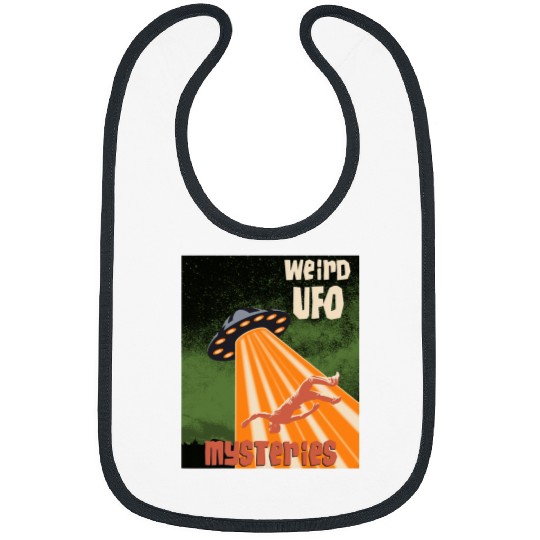 Aliens UFO Flying Saucer Invasion 1950s Sience Fiction Abduction 43 Bibs