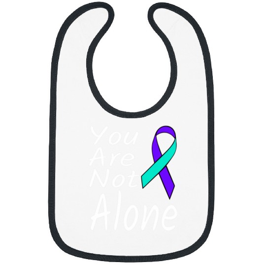 suicides Prevention 988 Ribbon You Are Not Alone suicides Prevention Ribbon Awareness Bibs