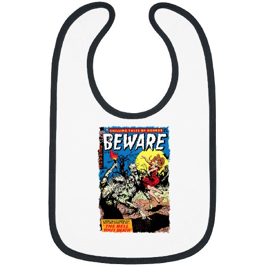 Book Fun vintagess Horror Comic Book Cover Beware 0 Bibs