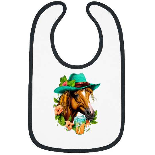 Horse Pet Cocktail Party Horses Equestrian Riding Horse Lover Bibs