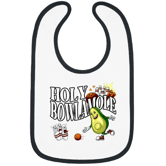 Sport Bowling Avocado Holy Bowlamole Guacamole Bowler Pin Player Bibs