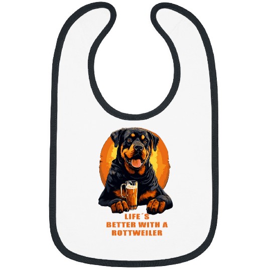 Rottweiler Pet Das Leben ist besser mit einem RottweilerRottie Rotweiler Bibs