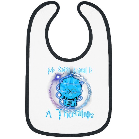 Dinosaur Pet My Spirit Animal Is A Triceratops Costume 100 Bibs