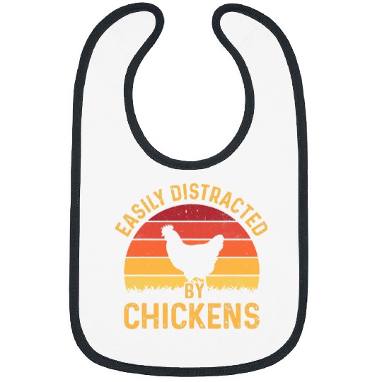 Chicken Pet Easily distracted by Chickens Harvest Farming Barn Cattle 7 Bibs