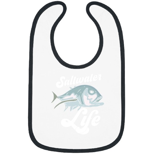 Fishing Fun Saltwater Life Angler Hobby Fish Ocean Deep Sea Fishing Bibs