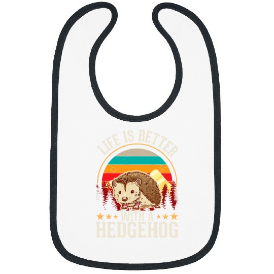 Hedgehog Pet Life is better with a Hedgehog 8 Bibs