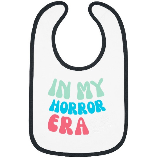 In My Horror Era Thriller Book Author Reader Scary Bibs