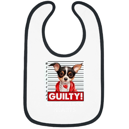 Rat Terrier Pet Funny Rat Terrier Dog Breed Valentines Day Puppy Love Pet Bibs