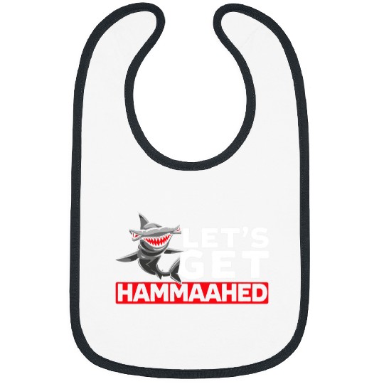 Shark Pet Lets Get Hammaahed Hammerhead Shark Marine Biology Animal 3 Bibs