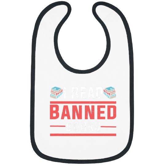 Book Fun I Read Banned Books Funny Bookworm Librarian Library Bibs