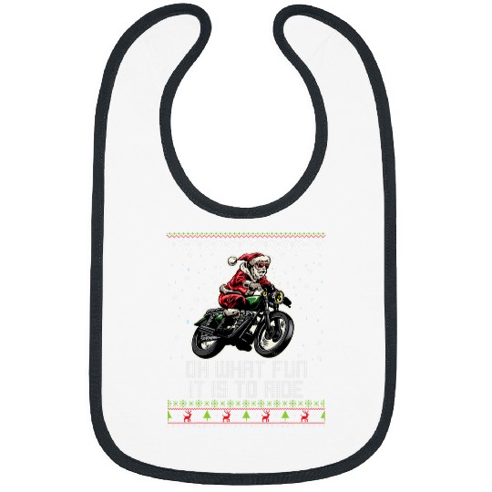 oh what fun it is to ride santa riding motocross christmas Bibs