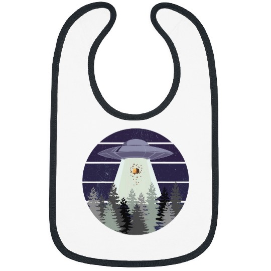 Aliens UFO bee hive abduction by uap 2ufo 2alien art Bibs
