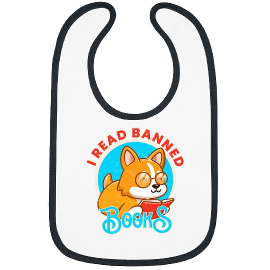 Book Fun I Read Banned Books Funny Bookworm Reading Literature 03 Bibs
