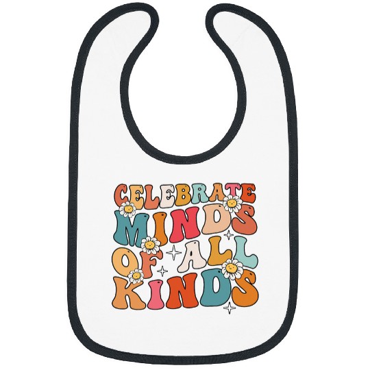 Autism Puzzle Neurodivergent Celebrate Minds of All Kinds Bibs
