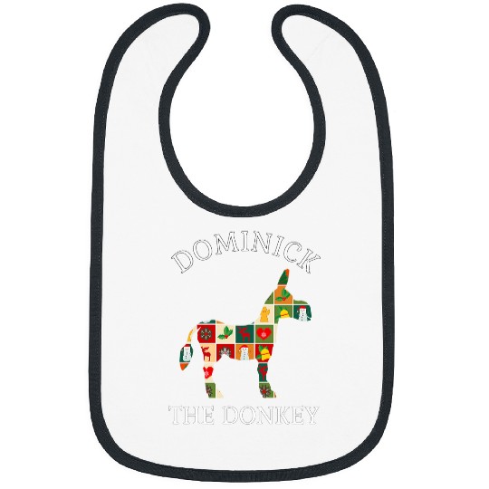 Donkey Pet DOMINICK THE DONKEY ITALIAN CHRISTMAS Bibs