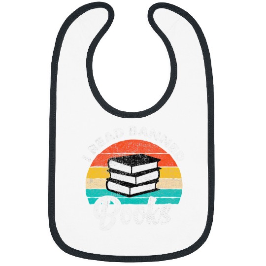 Book Fun vintagess Retro I Read Banned Books Week Freadom Bibs