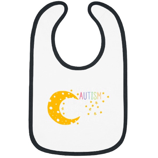 Autism Puzzle I Love Someone With Autism To The Moon and Back 1 Bibs