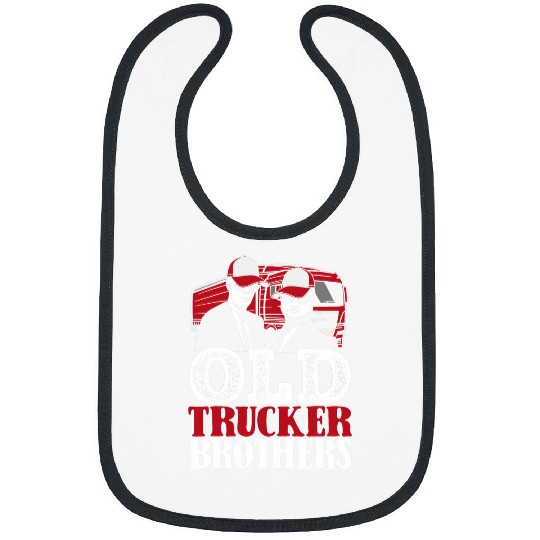 Truck Fun Brother Trucking Big Rig Old Man Trucker Bibs