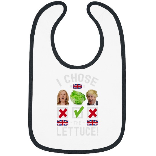 Liz Truss The Lettuce Boris Johnson 2I Chose The Lettuce Bibs