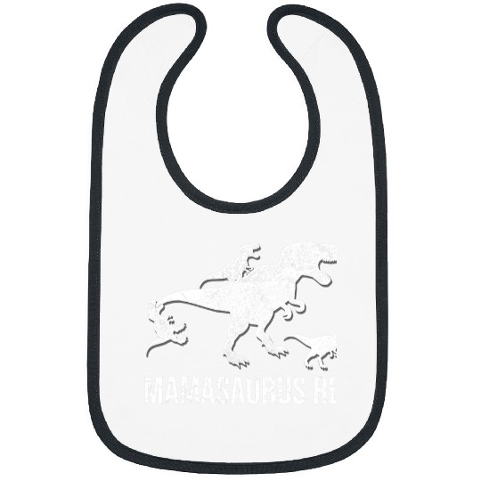 Dinosaur Pet mamasaurus rexs 3 kids mama Bibs