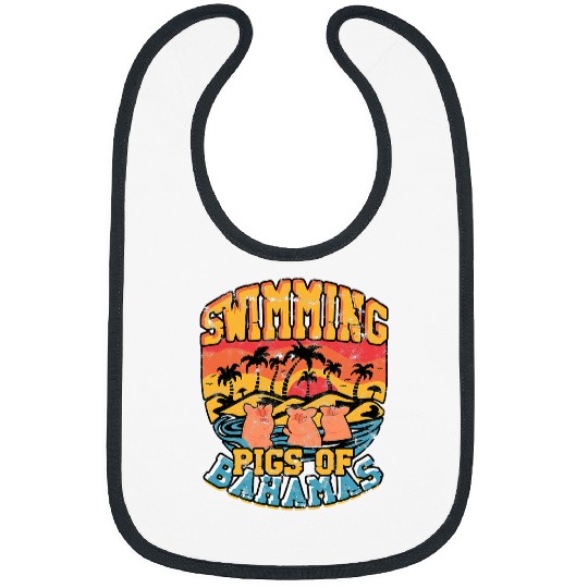 Pig Pet of bahamas Bahamas North Sea Beach Vacation Bibs