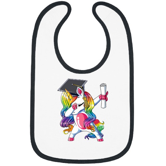 Unicorn Pet Funny  Rainbow Unicorn Girl Grade Nailed It Bibs