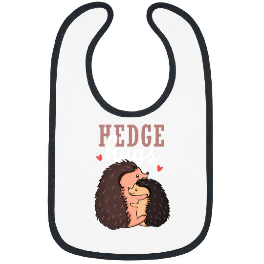 Hedgehog Pet Kawaii Hedgehogs Hugs Animal Hearts Day Valentines Day Bibs