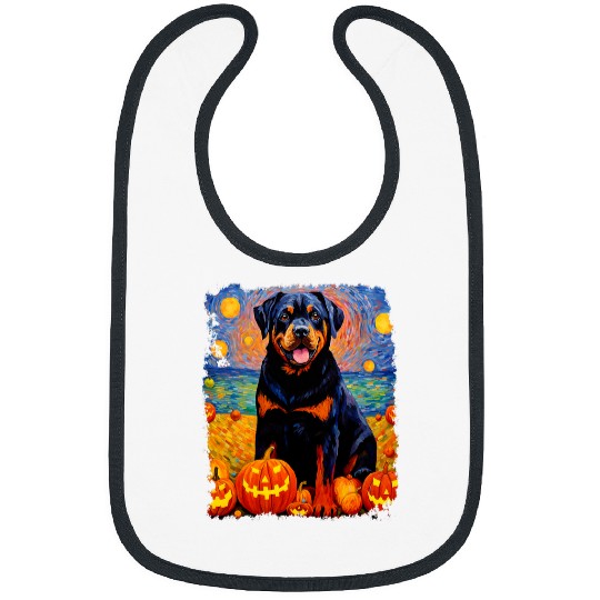 Rottweiler Pet Dog Rottweiler Halloween Bibs